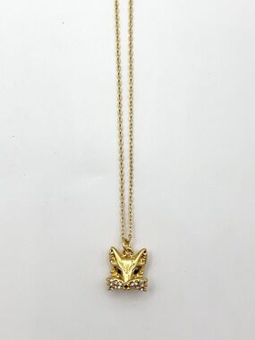 KS893-Kate Spade fox necklace